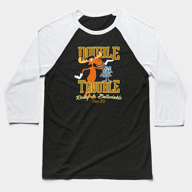 Double Trouble Baseball T-Shirt by Travis Brown